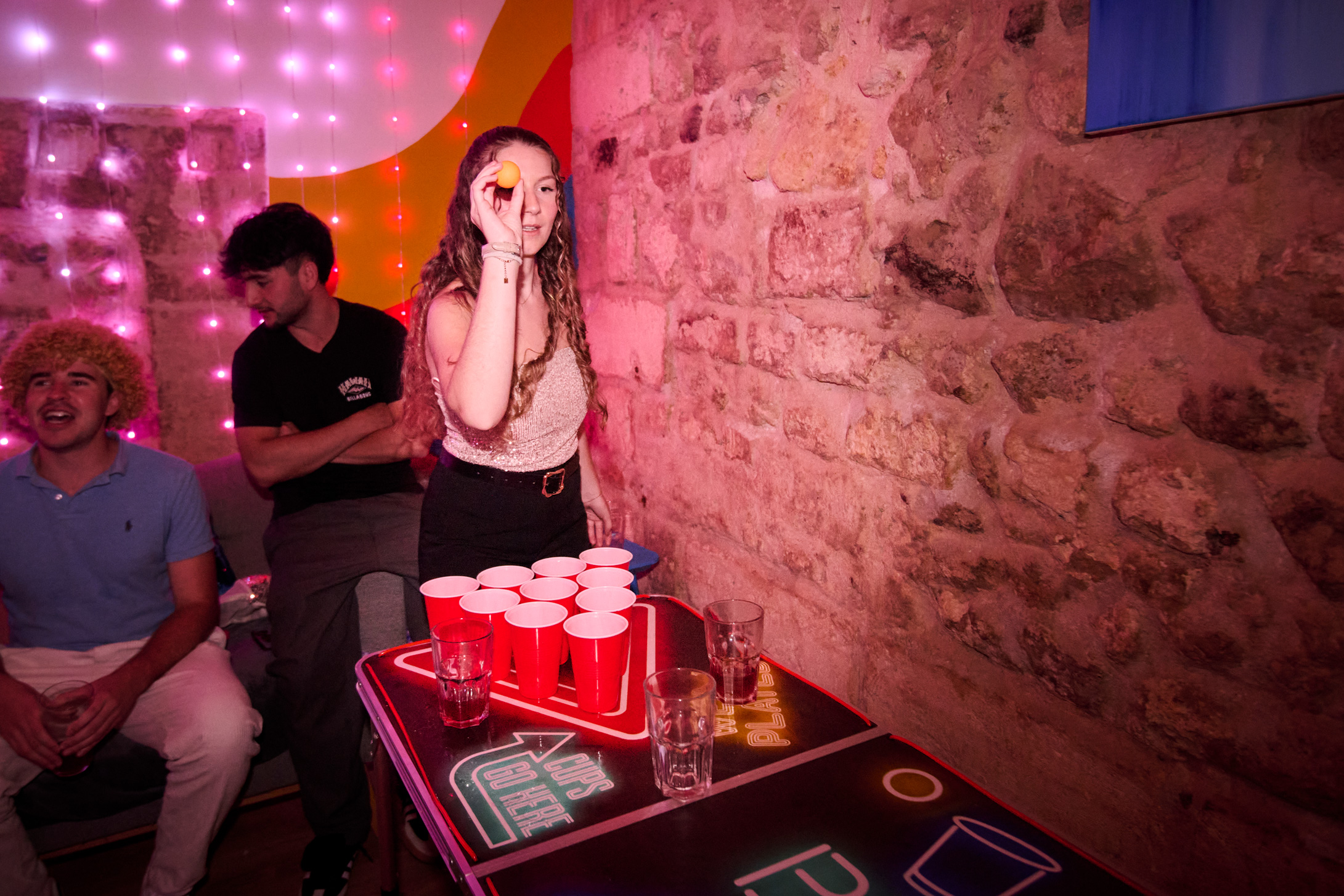 Salle privé BeerPong fête anniversaire Le Cube Bordeaux